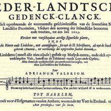 Valerius Gedenck-klanck.1